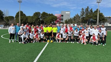 Leyendas del Valencia y el Ajax.