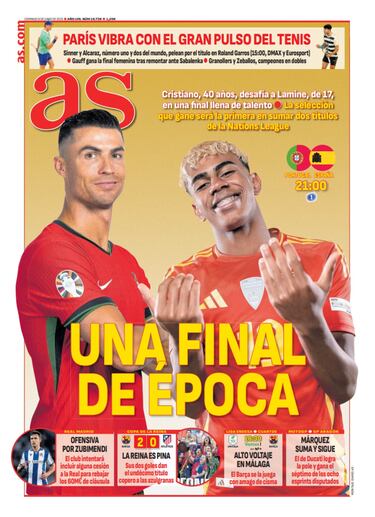 Las portadas de AS de junio