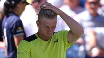 Tennis - U.S. Open - Flushing Meadows, New York, United States - September 1, 2023 Spain's Alejandro Davidovich Fokina during his third round match against Tommy Paul of the U.S. REUTERS/Mike Segar