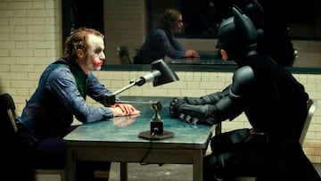 Christian Bale Batman Heath Ledger Joker