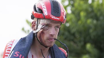 Martin Tusveld, afectado por una caída