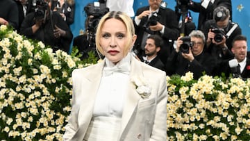 Madonna en la Met Gala 2025.