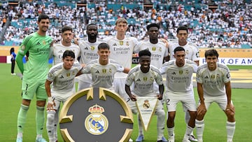 El once del Real Madrid ante la Juventus.