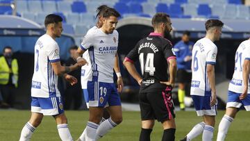 Álex Alegría marcó la pasada temporada su único gol con el Zaragoza frente al Tenerife.