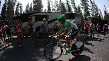 Jaime Rosón rueda durante el USA Pro Challenge de 2015.