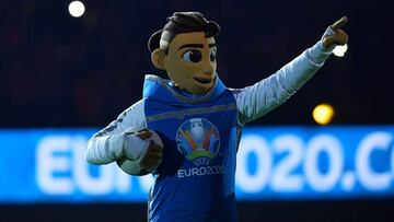 Skillzy, mascota de la Eurocopa 2020.