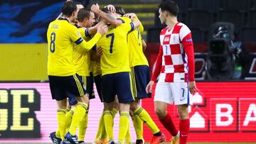Suecia derrotó a Croacia en un partido en el que les bastó tener más puntería que los croatas.