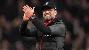 Klopp, en un partido con el Liverpool.