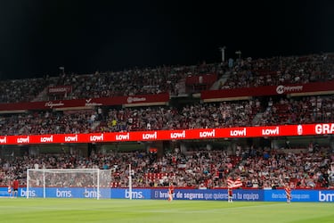 La afición del Granada responde: 16.678 abonados y cerca de 1.000 seguidores en La Rosaleda