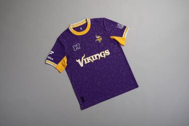 Las camisetas de los equipos de la NFL al estilo clásico del fútbol