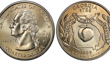 Existen monedas de 25 centavos de dólar que pueden valer hasta $10,000 dólares.