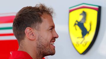 Formula One F1 - Japanese Grand Prix - Suzuka Circuit, Japan - October 7, 2018. Ferrari's Sebastian Vettel before the race. REUTERS/Toru Hanai