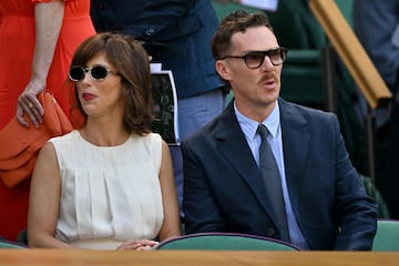 El actor británico Benedict Cumberbatch y su esposa, Sophie Hunter.