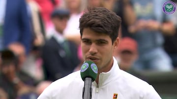 Le abuchea toda la grada de Wimbledon y responde así: Alcaraz, qué grande eres