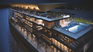 Los 'Cottagers' podrán disfrutar de los partidos de su equipo desde un Sky Deck, una plataforma en la azotea con una piscina climatizada.