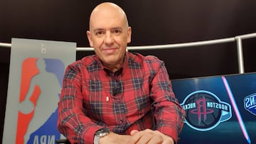 Guillermo Giménez en el plató de Movistar+.