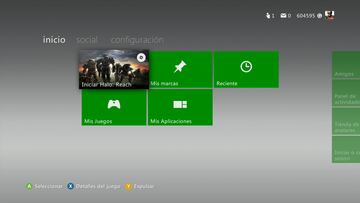 xbox 360 interfaz 2025