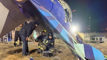 Salen a la luz impactantes imágenes antes de la caída del avión en Azerbaiyán