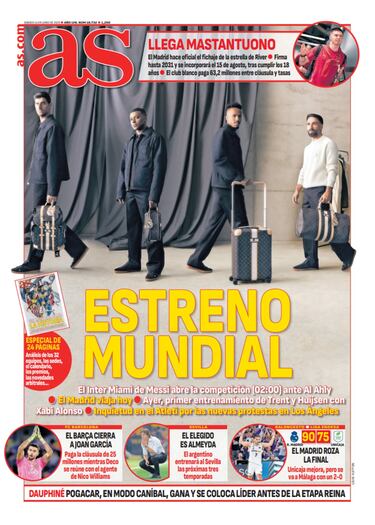 Las portadas de AS de junio