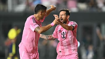 Lionel Messi firmó doblete (su quinto en esta campaña) contra de Six-Strings desde su casa, el Chase Stadium.