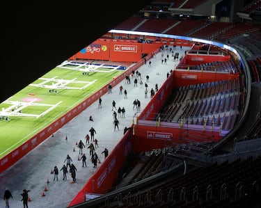 El Madrid On Ice es la pista más grande de Europa, con 4.760 metros cuadrados de hielo y una estructura de 340 toneladas de andamiaje.