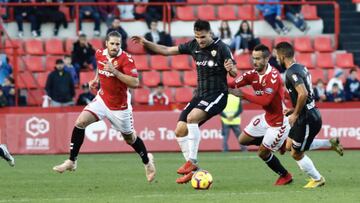 Nàstic 2-2 Almería: resumen, goles y resultado del partido