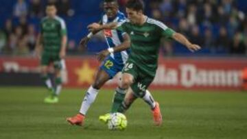 Diop, en el partido ante el Betis.