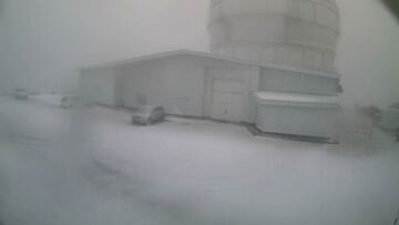 La DANA que llena de nieve Canarias.