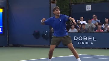 Dani Mérida, en el US Open.
