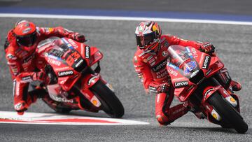 Miller y Bagnaia en el Red Bull Ring.