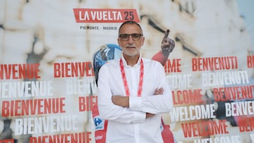 Kiko García, director técnico de La Vuelta, en Turín.