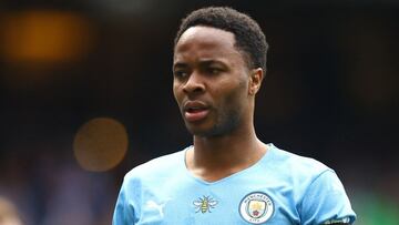 Sterling, en el City-Aston Villa de la Premier.