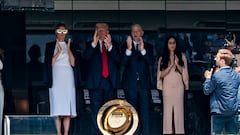Trump, Brady, Russell Wilson y más personalidades en la final del Mundial de Clubes