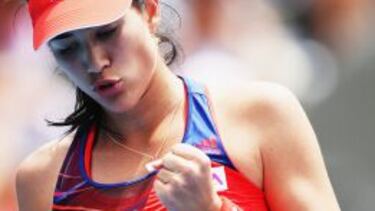 El descanso de Muguruza
