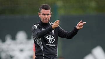 Fran Justo, entrenador del Mirandés.