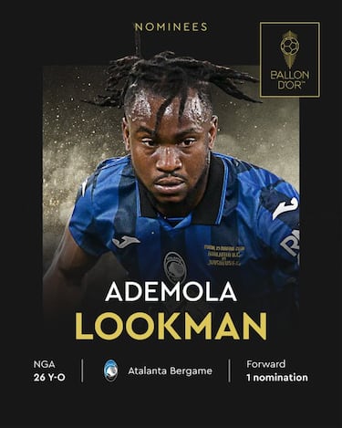 Descubre los nominados al Balón de Oro
