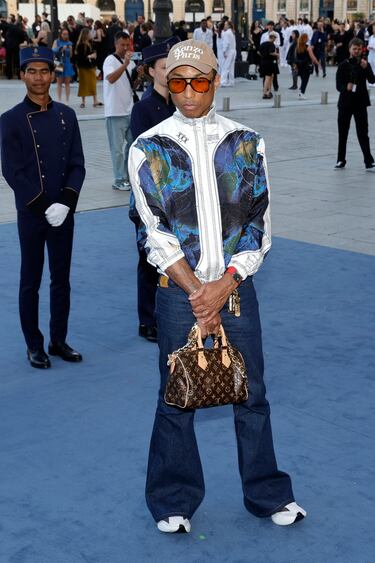 El rapero, artista y diseñador de moda estadounidense Pharrell Williams. 