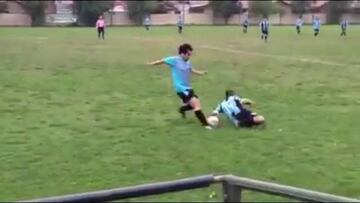 La genialidad de Mauricio Cataldo en partido amateur