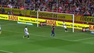 ¿Será este el mejor gol que Messi le hizo al Sevilla?