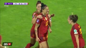 ¡Qué grande es el fútbol! El gol y la celebración de rabia de Jenni Hermoso el día que volvía