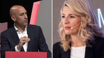 El ataque de Rubiales a Yolanda Díaz, Echenique, Belarra e Irene Montero y las “falsas feministas”