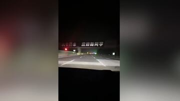El recurso en China para que los conductores no se duerman por la noche