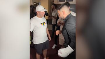 Un fan le pide a Ilia Topuria que le dé un puñetazo: se arrepintió al 100%