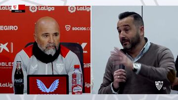 El encontronazo de Sampaoli con un periodista: “Mejor me lo dice fuera”