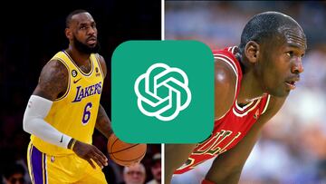 ChatGPT desvela los 10 mejores jugadores de la historia de la NBA con alguna que otra sorpresa