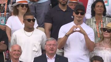 El detallazo de Djokovic con Ibrahimovic y Mbappé en pleno discurso