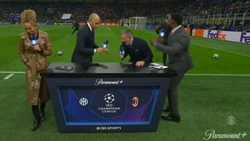 El lapsus de la presentadora que dejó a Henry, Carragher y Richards literalmente por los suelos