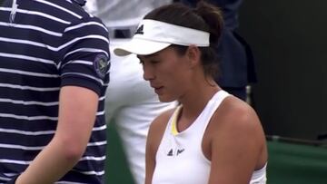 4-6, 0-5 en contra y Muguruza colapsó: impresiona verla así