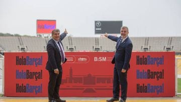 Barcelona president Joan Laporta has confirmed that the Blaugrana are to play their 2023-24 home games away from the Camp Nou amid renovation work on the stadium.