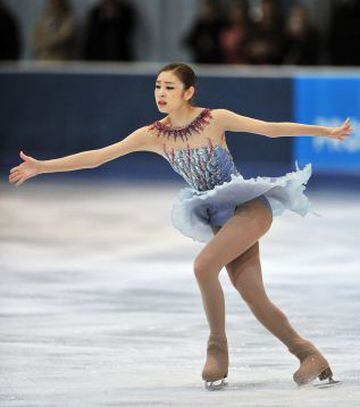 4&deg; Kim Yu Na, patinadora sobre hielo surcoreana, estuvo a punto de ingresar al podio, gracias a sus US$16,3 millones.
